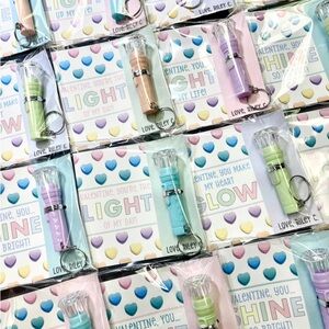 Keychain Flashlights-Class Valentines/Valentine Gifts (SET OF 10) Personalized